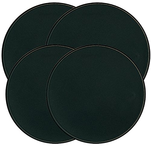 Range Kleen Black Round Burner Kovers Set of 4