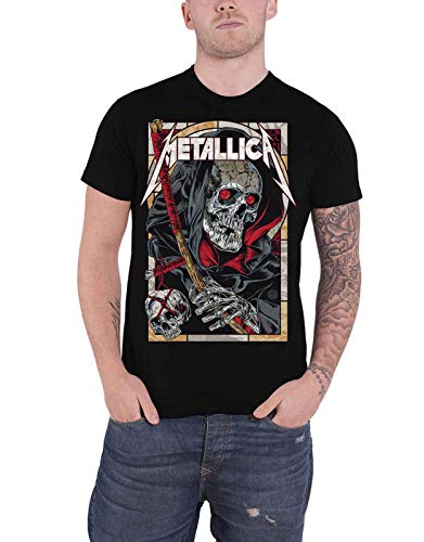Metallica T Shirt Death Reaper Band Logo Official Mens Black