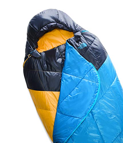 The North Face One Bag Camping Sleeping Bag, Hyper Blue/Radiant Yellow, Regular
