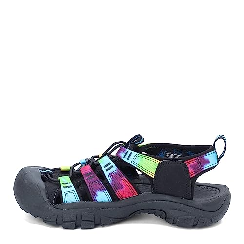 KEEN Women's Newport H2 Closed Toe Water Sandals, Original Tie Dye, 8