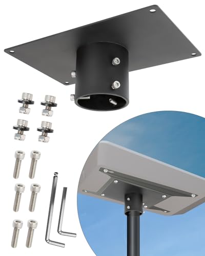 Starlink Flat High Performance Pipe Adapter, Beciety Starlink Mounting Kit for Performance Starlink Internet Kit Satellite, Starlink Mount, Starlink Pole Mount, Starlink Roof Mount