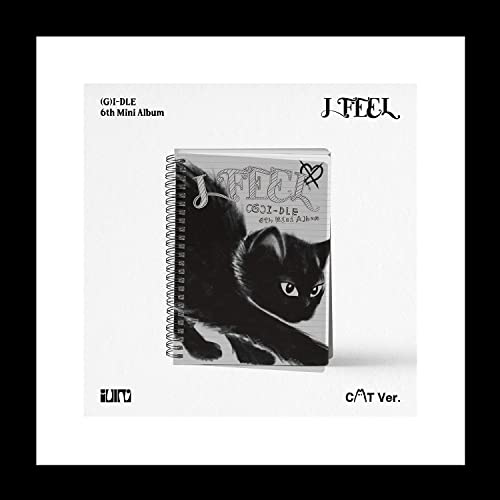(G) I-DLE I FEEL 6th Mini Album CAT Version CD+1p Mini Poster On Pack+100p Booklet+1p PhotoCard+1p Polaroid+Tracking Sealed GIDLE I-DLE