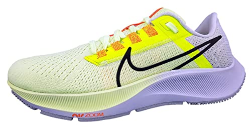 Nike Men's Air Zoom Pegasus 38 Running Shoe, Barely Volt/Black, 10