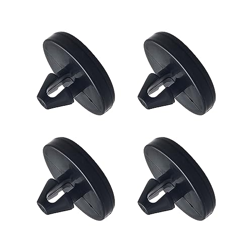 Ajxn 4 PCS Brake Switch Stopper Car Truck Auto Brake Pedal Pad Brake Light Switch Stopper Brake Switch Pad Clutch Pedal Stopper 90541-06036 (Black)