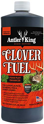 Antler King Clover Fuel Food Plot Enhancer | Liquid Fertilizer for Legumes (Clovers, Soybeans & Alfalfa) Helps Deer Food Plots Grow Faster, Thicker & Last Longer