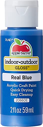 Apple Barrel Gloss Acrylic Paint in Assorted Colors (2-Ounce), 20660 Real Blue