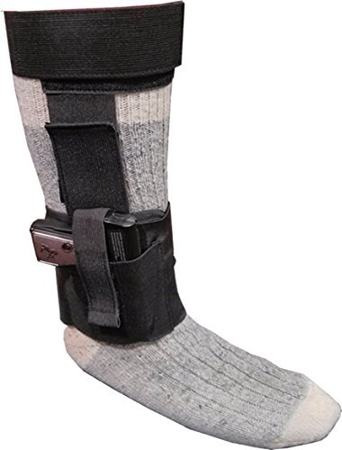 Pistol Ankle Holster, Fit for All Small & Medium Frame/Less 6' Barrel Pistol/Handgun & Revolver, Glock, Ruger LCP 380 Auto, Kimber, XDS 45, S&W, M&P, Springfield XD, Sig P229, Taurus