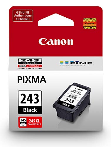 Canon PG-243 Compatible to MG2525,MG3020,TR4520/4522,TS202,TS302,TS3120/3122,TS3320/3322 Printers