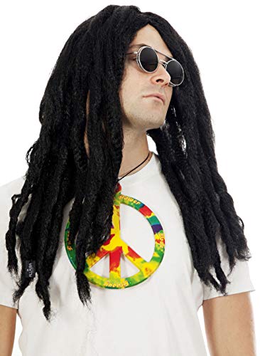 ALLAURA Dreadlocks Wig Rasta Marley Wig Reggae Costume Beach Bum Dreadlock Wig for Men Women Hippie Costume Rasta Wig