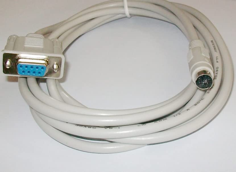 BaydoG FX-232AWC-H for FX3U, FX3UC, FX3G, FX3GA Series PLC Programming Line Upload and Download Program RS232-RS Light Grey Cables