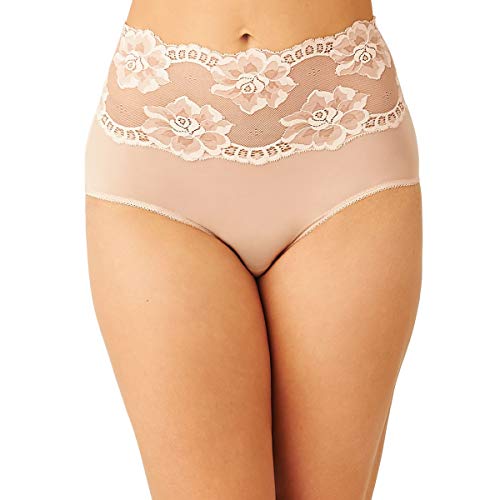Wacoal Women's Light and Lacy Brief Panty, Rose dust, Medium