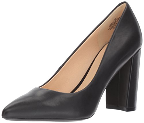 Nine West Women's Astoria9x9 Pump, Black Leather, 7.5