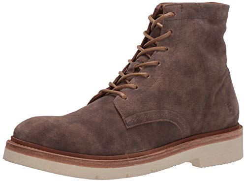 Frye Men's Bowery LT Lace Up Combat Boot, Faded Grey, 8.5 M US