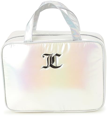 Juicy Couture Women's Cosmetics Bag - Travel Makeup and Toiletries Weekender Bag - Makeup Organizer Case, Multicolored