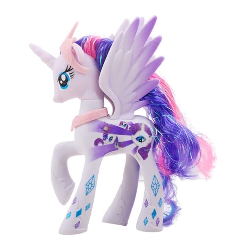 Little Horse Rarity Toy Friendship Movie Feature Character 14CM Doll Action Figure Model Toy for Girls