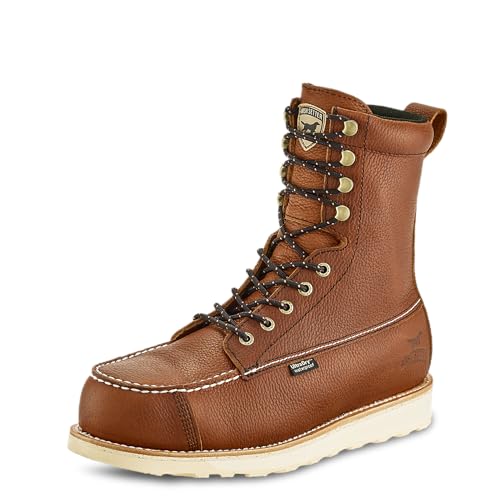 Irish Setter, Wingshooter ST, Men's, 8', Waterproof, Non-Metallic Safety Toe, Work Boot, Amber, 10.5 D (Medium)