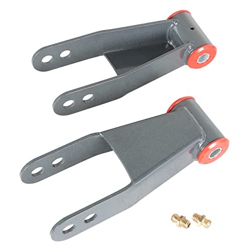 labwork Pair 1' To 2' Rear Adjustable Lift Shackle Kit Leveling Raise Shackles Replacement for 1998-2010 Ford Ranger 2WD 4WD