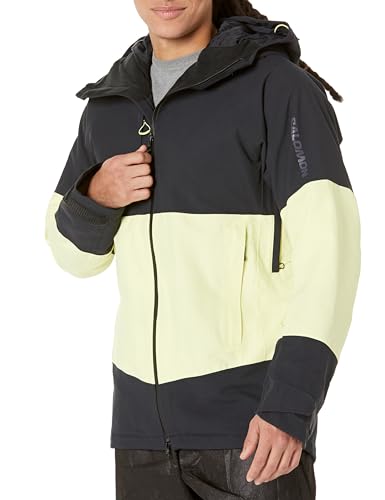 Salomon Men's Standard Transfer Puff Jacket M, DEEP Black/Charlock