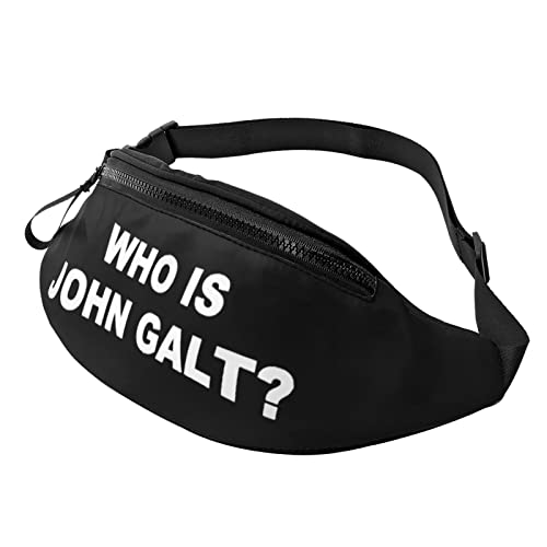 Who is John Galt Fanny Pack Outdoor Travel Casual Messenger Waist Bag