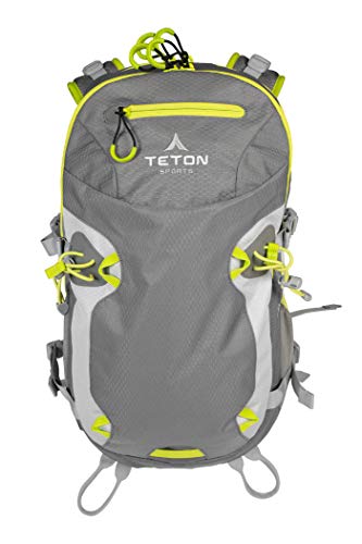 TETON Sports Pursuit 2000 Backpack; Packable, Lightweight, Comfortable Daypack for Hiking and Travel; Overnight Bag, Grey (1200), 20.75' x 14' x 7.5'