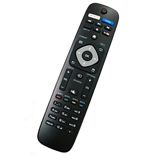 Replacement Remote Control Compatible for Philips Smart TV 55PFL4709/F7 29PFL4908/F7 32PFL4908/F7 39PFL2908/F7 40PFL4908/F7 46PFL3608/F7 46PFL3908/F7 42PFL5907 42PFL5907/F7