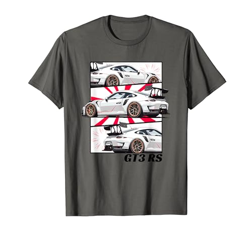Jdm Motorsports Car Drift GT3 RS Car Comic Style Japan T-Shirt