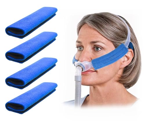 4-Packs CPAP Strap Covers, CPAP Strap Comfort Pads, CPAP face Pads, Comfortable CPAP supplies