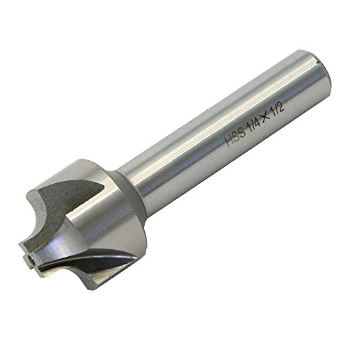 1/4' End Mill - Corner Rounding, High Speed Steel - Right Hand Cut, LittleMachineShop.com (5139)