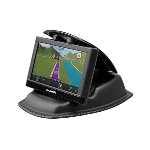 APPS2Car GPS Car Truck Mount, Non-Slip GPS Bean Bag Dash Mount 2-in-1 Anti-Skid Friction Dashboard Sandbag Clamshell Phone Holder for Garmin Nuvi Tomtom Magellan Navigation & All Cell Phone iPhone