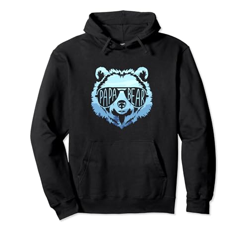 papa Bear Vintage Graphic Pullover Hoodie