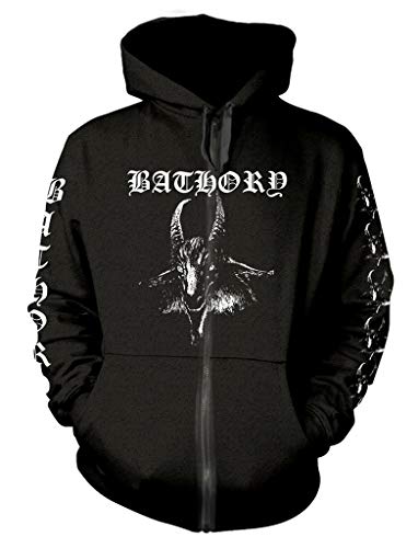 Bathory 'Goat' Zip Up Hoodie (extra large)