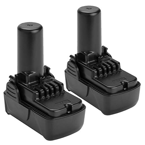 Joiry 10.8V 12V Battery for Hitachi 2.5Ah Li-ion Replacement BCL1015 BCL1015S 331065 329369 329370 329371 329389 (2 Pack)