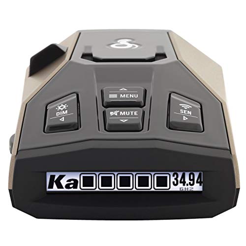 Cobra RAD 450 Laser Radar Detector: Long Range, False Alert Filter, Voice Alert & OLED Display, Black, RAD450