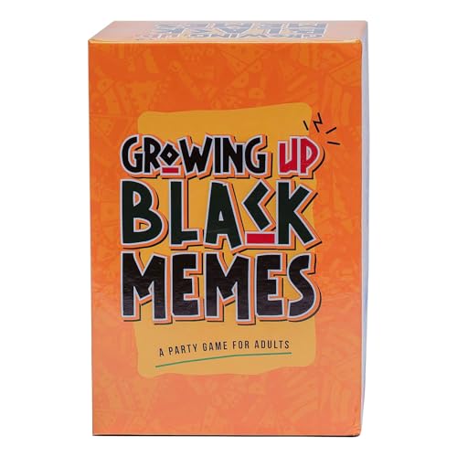 Out Of Bounds Growing Up: Black Memes - A Party Game for Adults, Come Up with The Best Captions, Hilarious Game Night, Ages 17+