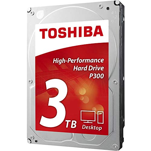 Toshiba P300 3TB Desktop 3.5 Inch SATA 6Gb/s 7200rpm Internal Hard Drive