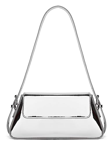 Evening Bag Women Hobo Bag Clutch Y2k Sparkly Silver Purse Tote Handbag Shoulder Party/Cute Crossbody Bags with Wallet