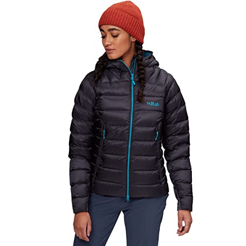 RAB Women's Electron Pro Down Jacket for Climbing & Mountaineering - Beluga - Medium