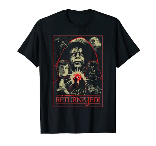 Star Wars Return of the Jedi 40th Anniversary Retro Vintage T-Shirt