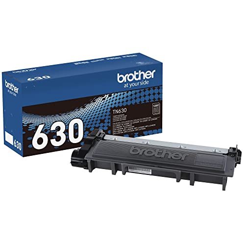 Brother Genuine Standard Yield Toner Cartridge, TN630, Replacement Black Toner, Page Yield Up to 1,200 Pages, Amazon Dash Replenishment Cartridge