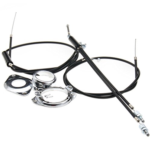 SING F LTD Full Kit BMX Gyro Brake Cables Front Rear (Upper + Lower) with Spinner Rotor