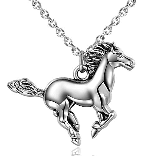 Embolden Jewelry My Little Pony Pendant [Silver Horse Necklace] Best Gift [American Owned] for Young Girls, Teen Girls, Equestrians or Cowgirls