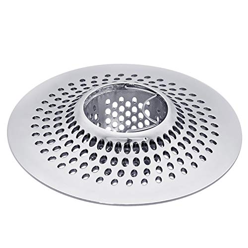 LEKEYE Drain Hair Catcher/Bathtub Shower Drain Hair Trap/Strainer Stainless Steel Drain Protector(Patented Product)