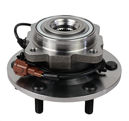 Autoround 541004 Rear Wheel Hub and Bearing Assembly for 05-13 Nissan Pathfinder Armada, 04-11 Infiniti QX56, 6 Lugs w/ABS