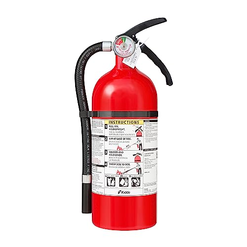 Kidde Fire Extinguisher for Home & Office Use, 2-A:10-B:C, 7.13 Lbs., Hose & Wall Mount (Included)