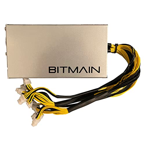 Bitmain GENUINE Antminer Power Supply APW7 PSU 1800w 110v 220v New Model for S9 or L3+ or Z9 Mini or D3 ASICs w/ 10 Connectors