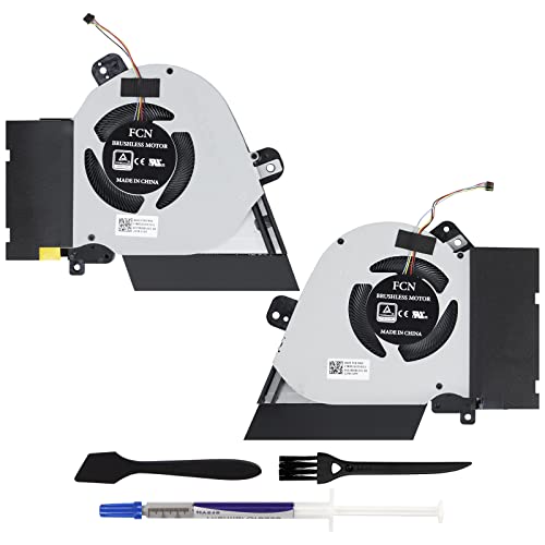 LXun Upgraded CPU+GPU Cooling Fan Compatible with ASUS ROG GX502 GX502G GX502GW GX502GV GU502 GU502DU GU502GU GU502GV GU502GW DFS200912210T FMJC FLGN DFSCK221051821 FMJD FL6H Fan,Professional Tool kit
