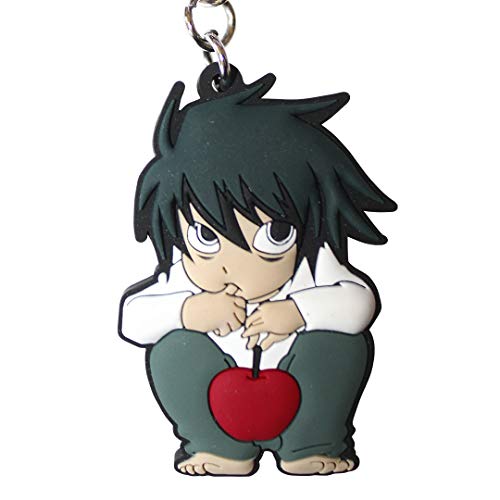 ABYstyle Death Note Detective 'L' Soft PVC Keychain 1.5' x 2' Anime Manga Accessories Merch Gift