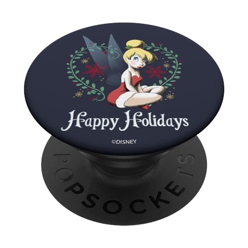 Disney Peter Pan Christmas Tinker Bell Happy Holidays PopSockets Standard PopGrip