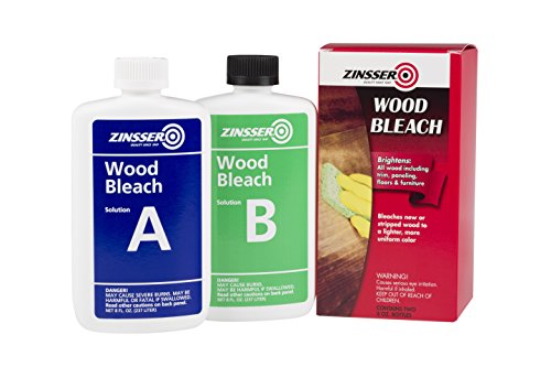 Zinsser 300451 Wood Bleach, 8oz, Part A and B