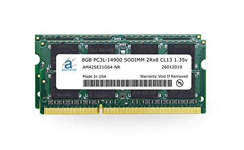 Adamanta 16GB (2x8GB) Apple Memory Upgrade Compatible with Late 2015 iMac 27' Retina 5K Display DDR3/DDR3L 1867Mhz PC3L-14900 SODIMM 2Rx8 CL13 1.35v RAM DRAM